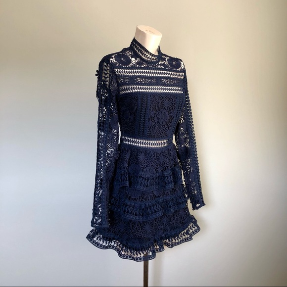 Self Portrait crochet dress - Picture 3 of 7